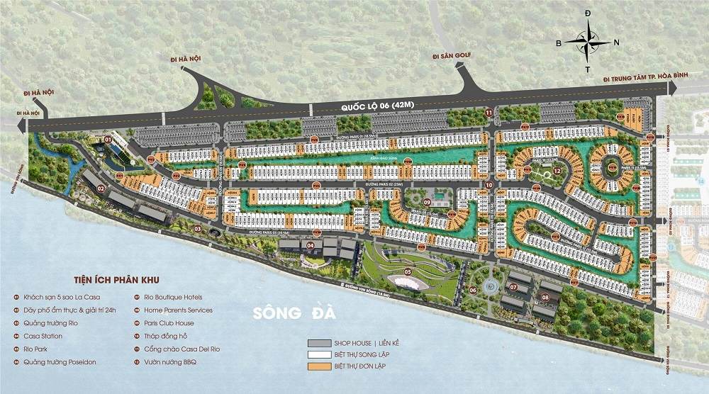 Mặt bằng quy hoạch phân khu Everia Island