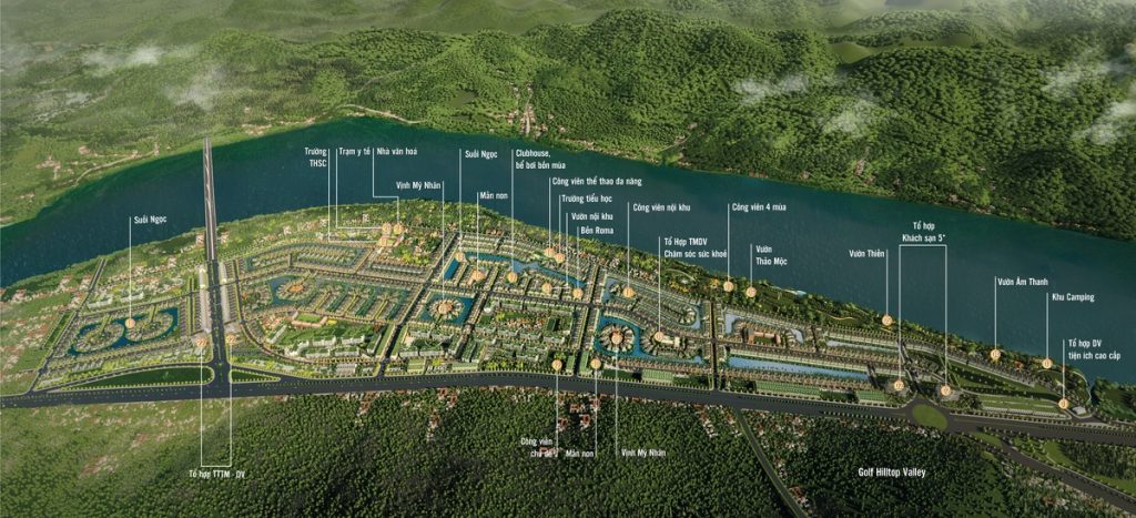 Mặt bằng tổng thể tiện ích dự án Dasong Village