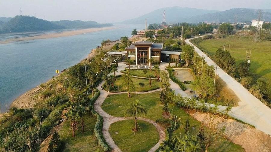 Nhà mẫu Dasong Village bên trong khuôn viên dự án